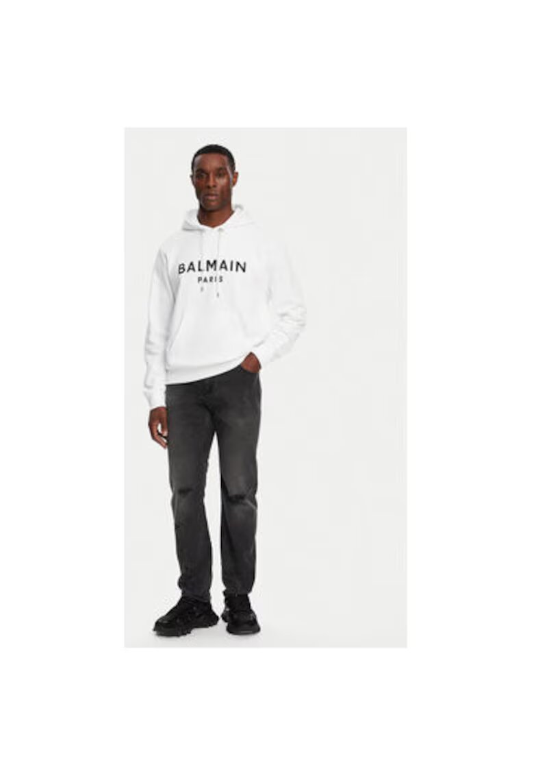 Balmain Bluza Barbati - 305313973 - Bumbac - Elastan - Alb - Alb