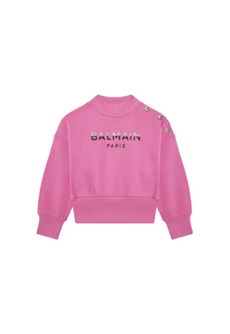 Balmain Bluza copii roz - 100% bumbac