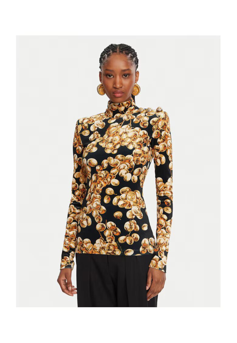 Balmain Bluza Dama - 305313447 - Poliester - Elastan - Negru - Negru