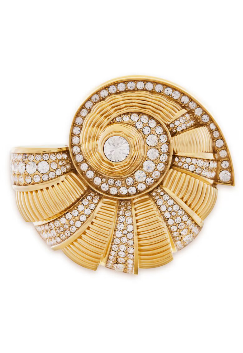 Balmain Brosa dama DN0XM394MBRY - Sintetic - 0 EU - Auriu