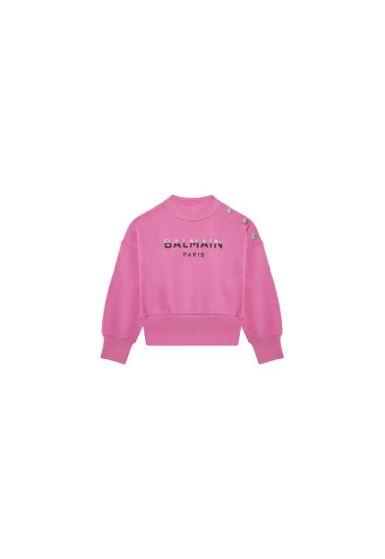 Balmain Hanorac pentru copii bumbac/elastan - roz -