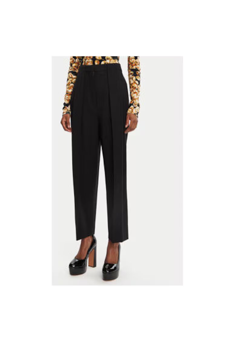 Balmain Pantaloni Dama - 305313492 - Lana - Negru - Negru