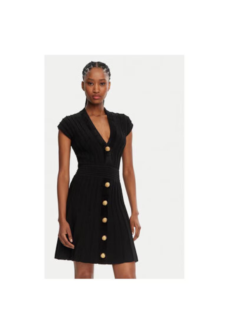 Balmain Rochie Dama - 305313539 - Plastic - 34 - Negru