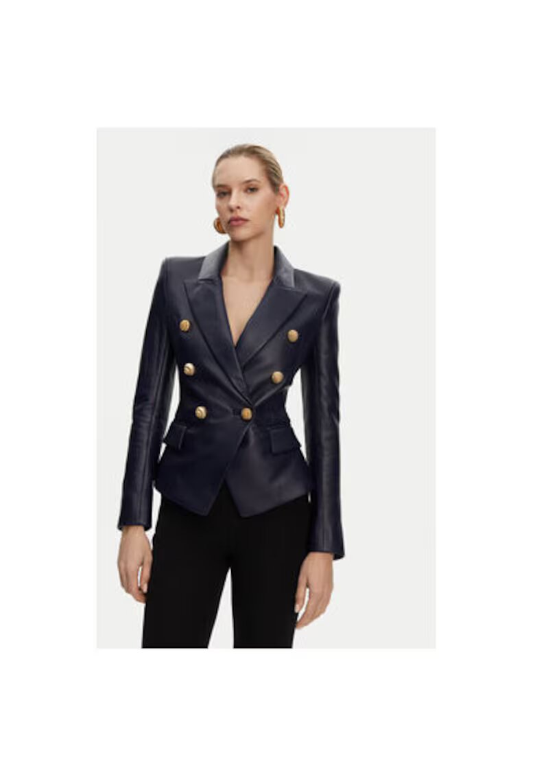Balmain Sacou Dama - 305313584 - Piele naturala - Albastru - Albastru