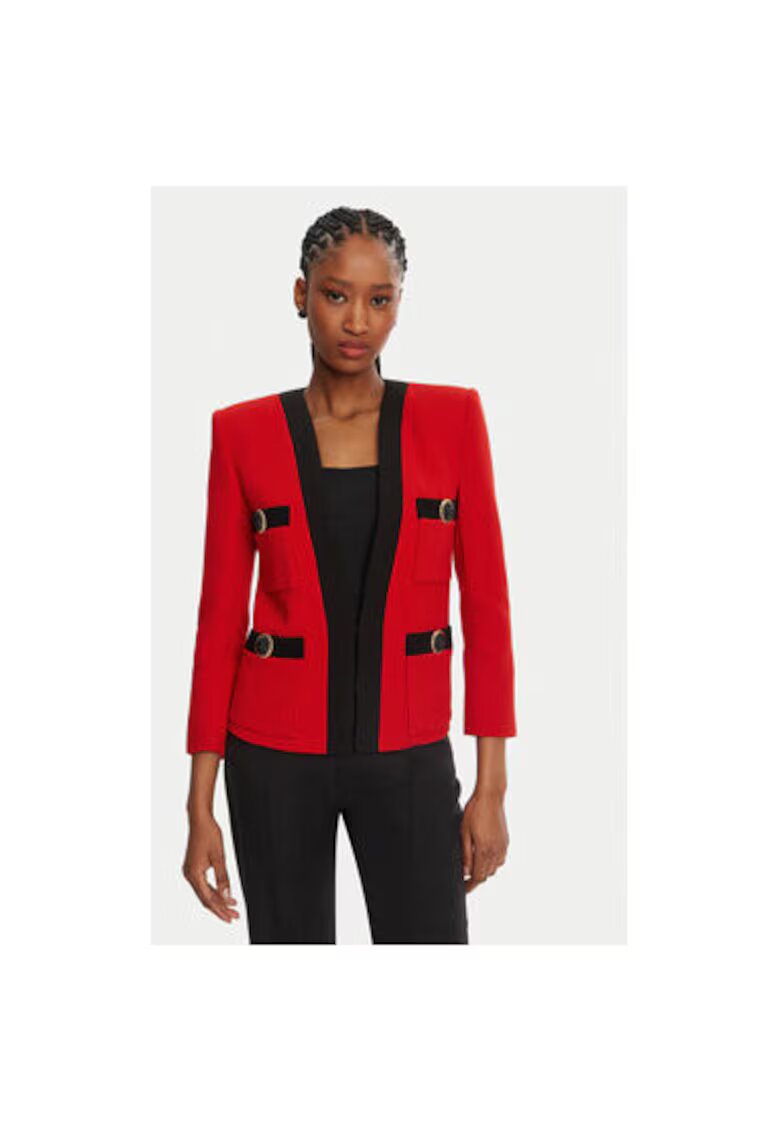 Balmain Sacou Dama - 305313928 - Lana - Negru - Negru
