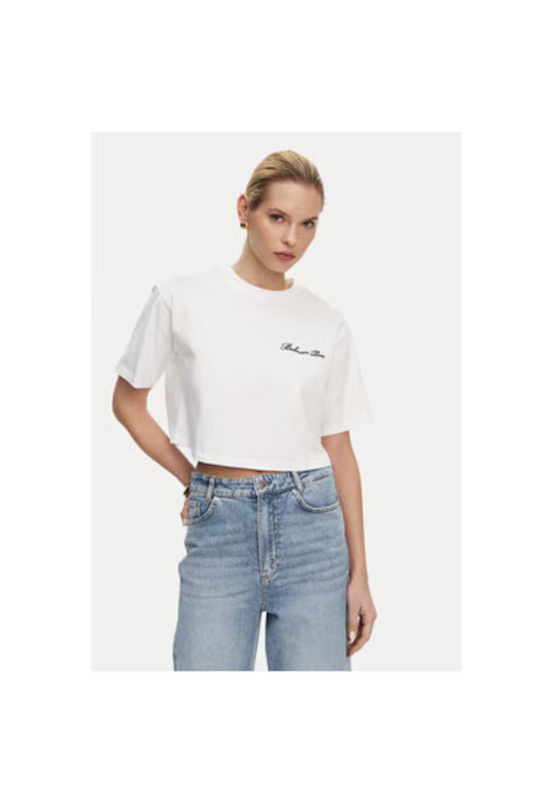 Balmain Tricouri Dama - 305313652 - Bumbac - Alb
