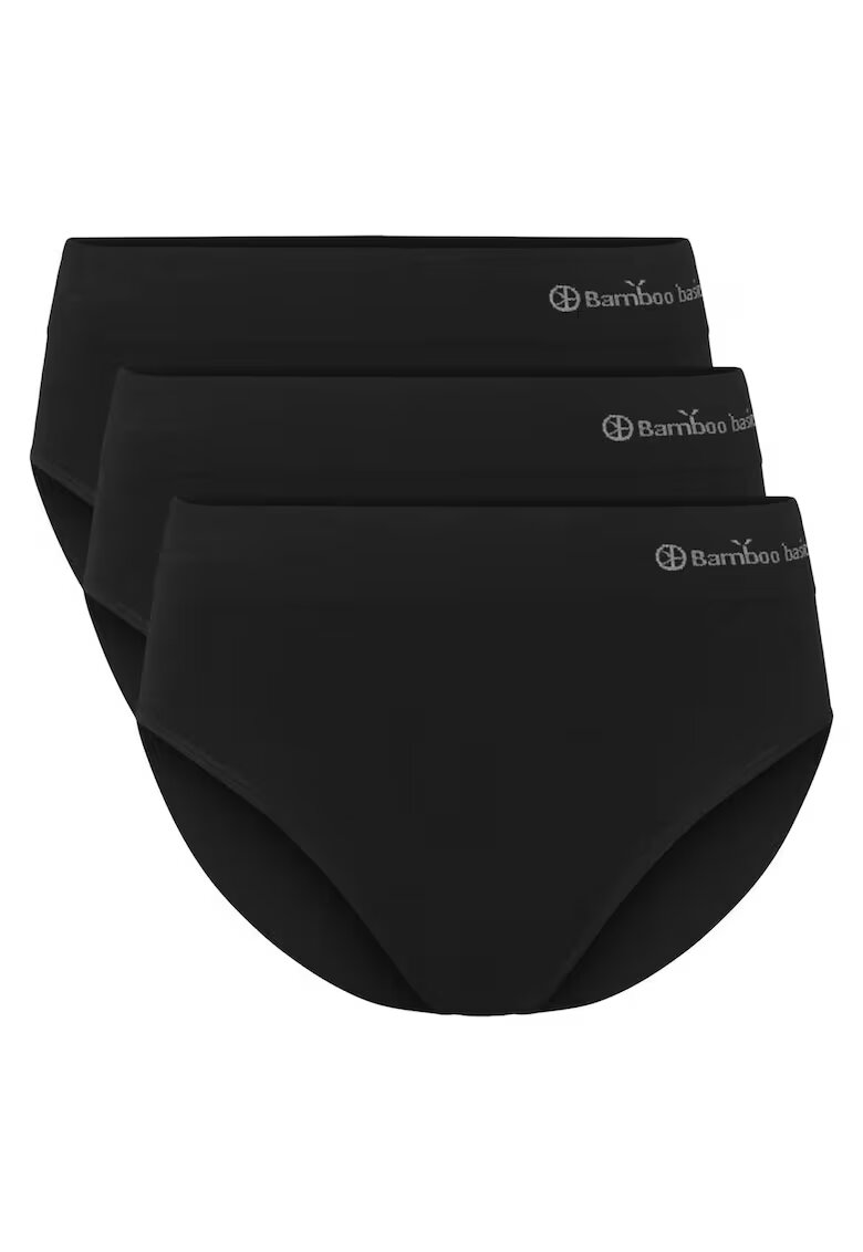 Bamboo Basics Set de chiloti Belle - 3 perechi - Negru