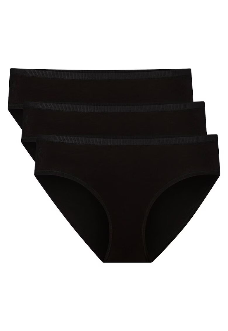 Bamboo Basics Set de chiloti brazilieni Mila - 3 perechi - Negru