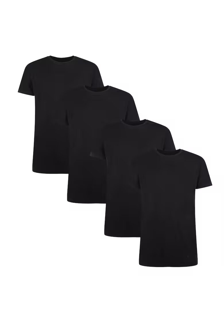 Bamboo Basics Set de tricouri Ruben - 4 piese - Negru