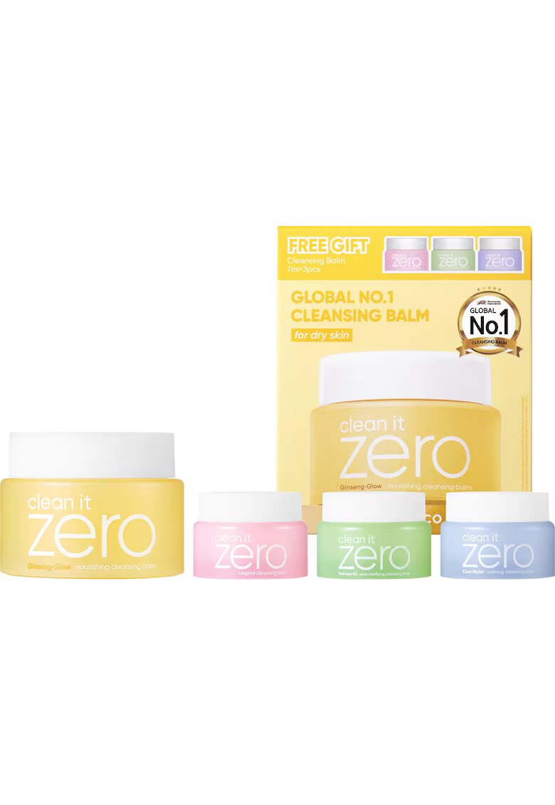 Banila Co Set balsam de curatare - Clean it Zero Cleansing Balm - 100 ml - 3x7ml