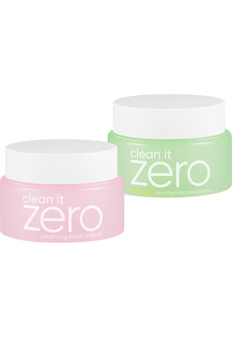 Banila Co Set mini balsam de curatare - Clean it Zero - 1 x Original Clean it Zero 7ml - 1x Clean it Zero - Pore Clarifying 7 ml