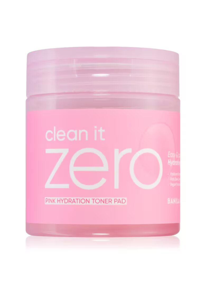 Banila Co Toner de fata dischete - Clean it Zero Pink Hydrattion Toner Pad - 70 buc