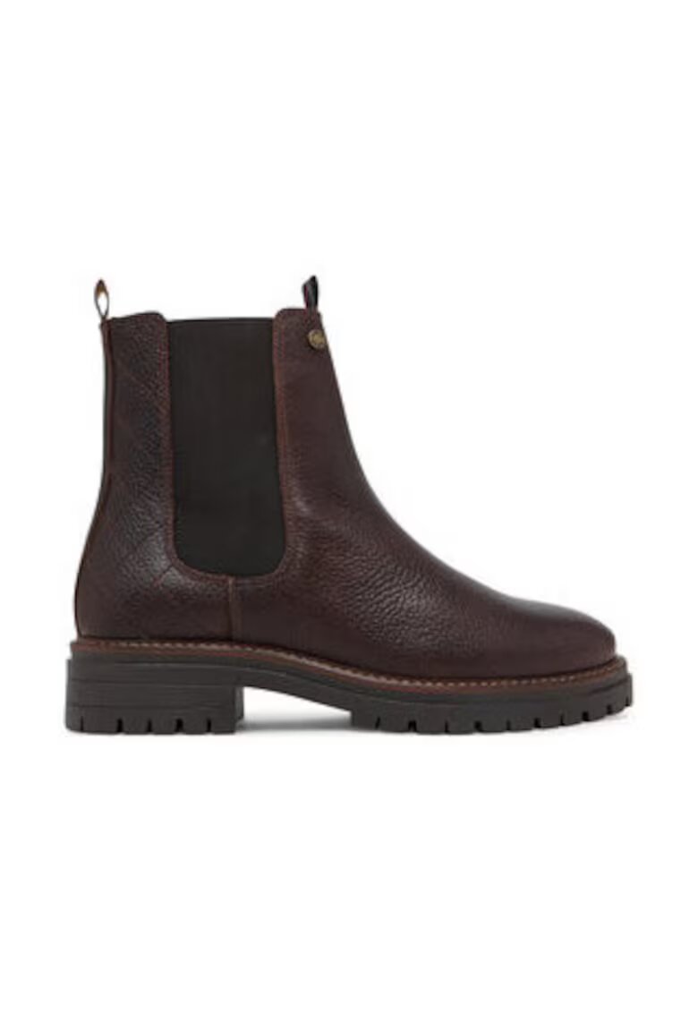 Barbour Ghete Chelsea pentru femei - 305632036 - piele naturala - maro
