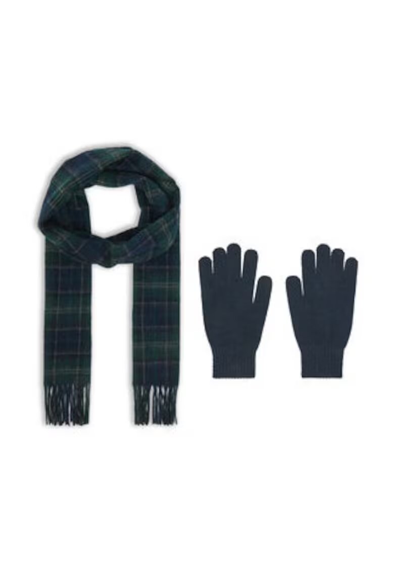 Barbour Set fular si manusi barbati - lana - multicolor - universal