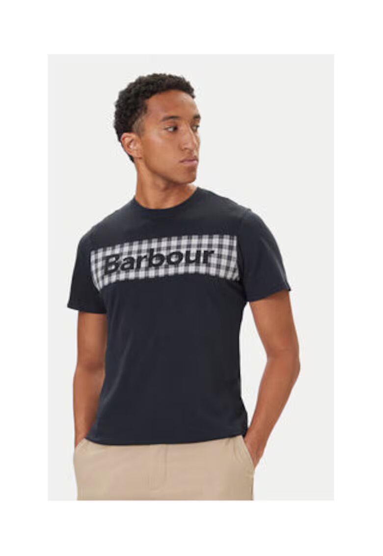 Barbour Tricou barbat - bleumarin - 100% bumbac -