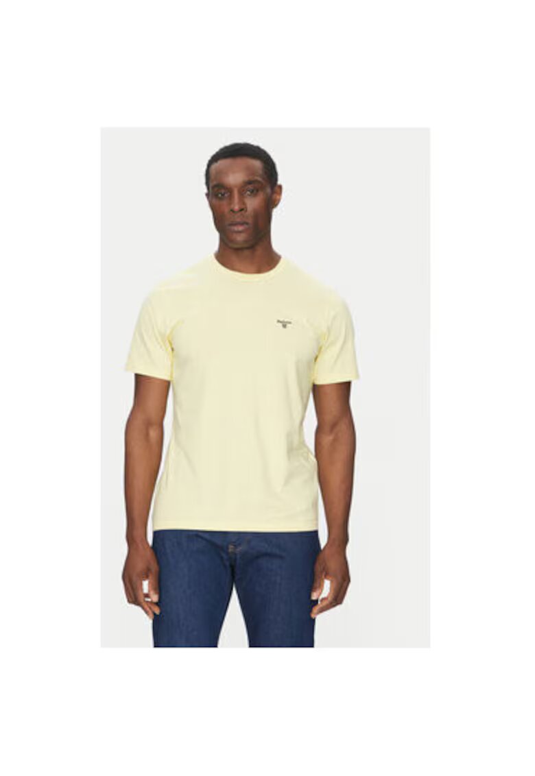 Barbour Tricou barbati MTS0331YE36 - Bumbac - Galben - Galben