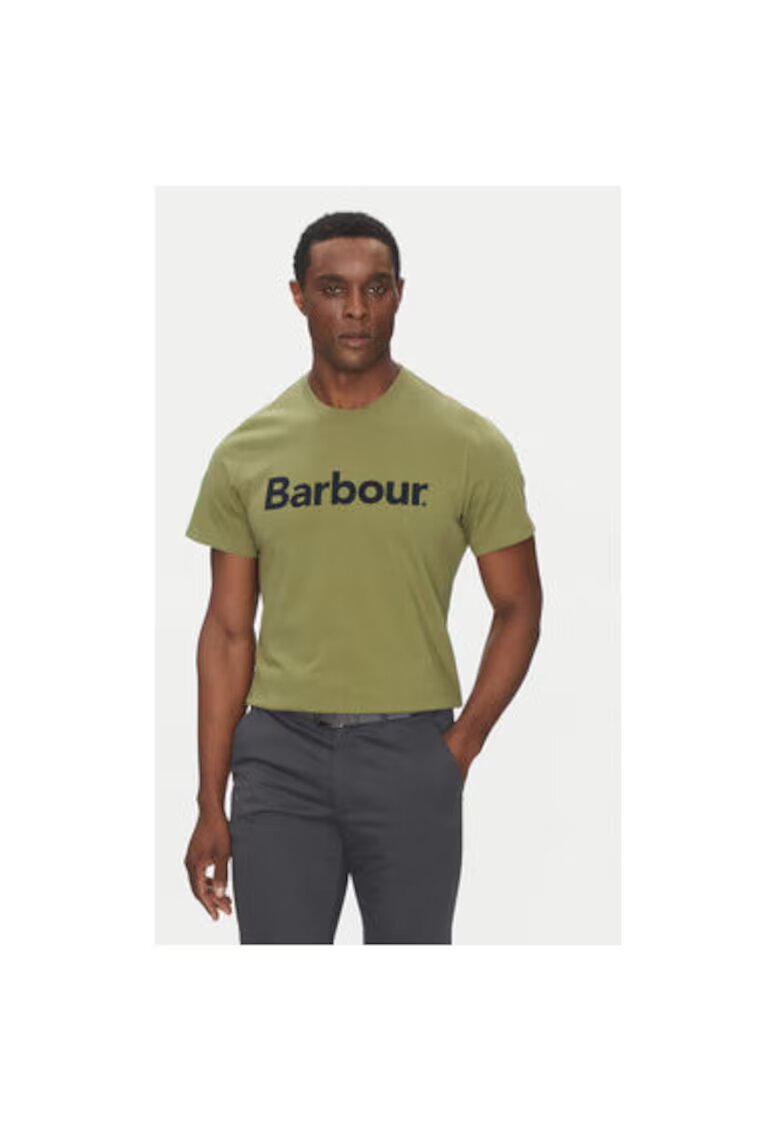 Barbour Tricou barbati MTS0531OL39 - Bumbac - Verde - Verde