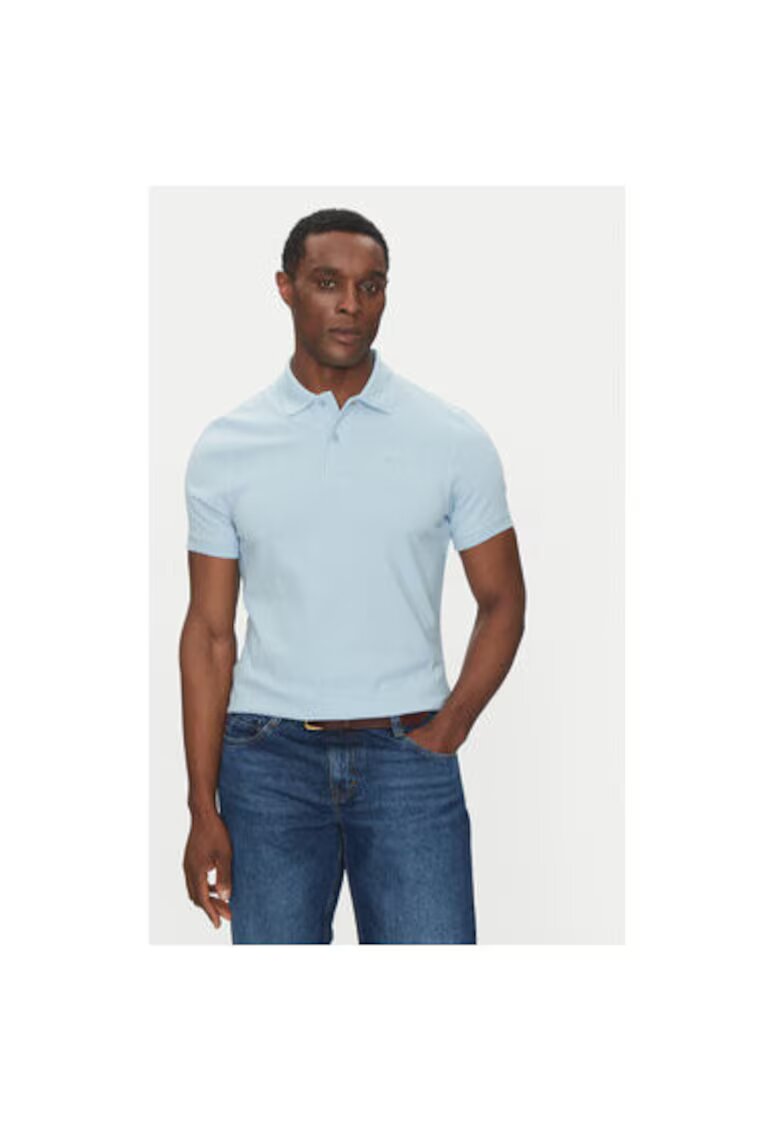 Barbour Tricou Polo barbati MML0358BL32 - Bumbac - Albastru deschis - Albastru deschis
