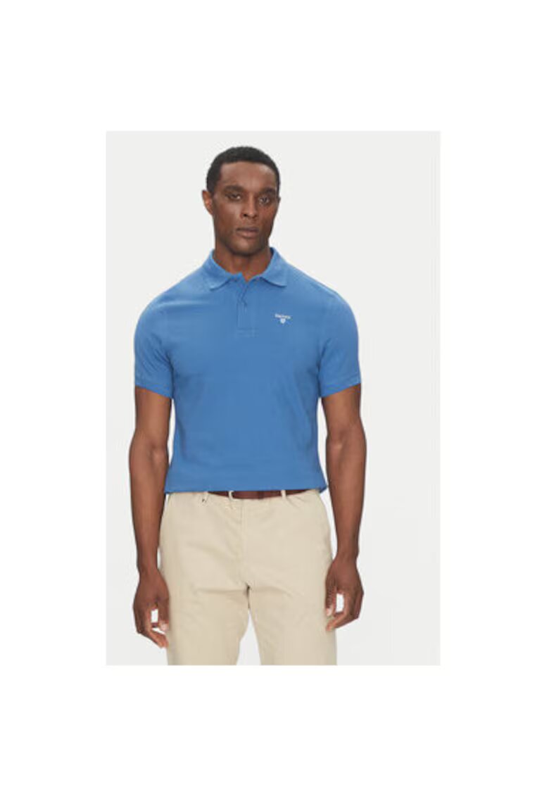 Barbour Tricou polo barbati MML0358BU67 - Bumbac - Albastru - Albastru