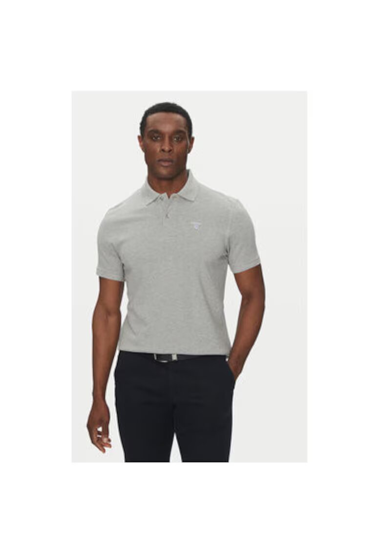 Barbour Tricou polo barbati MML0358GY52 - Bumbac - Gri - Gri