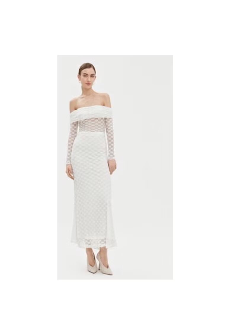 BARDOT Bluza dama - 304921452 - Poliamida/Bumbac/Elastan - Alb - Alb