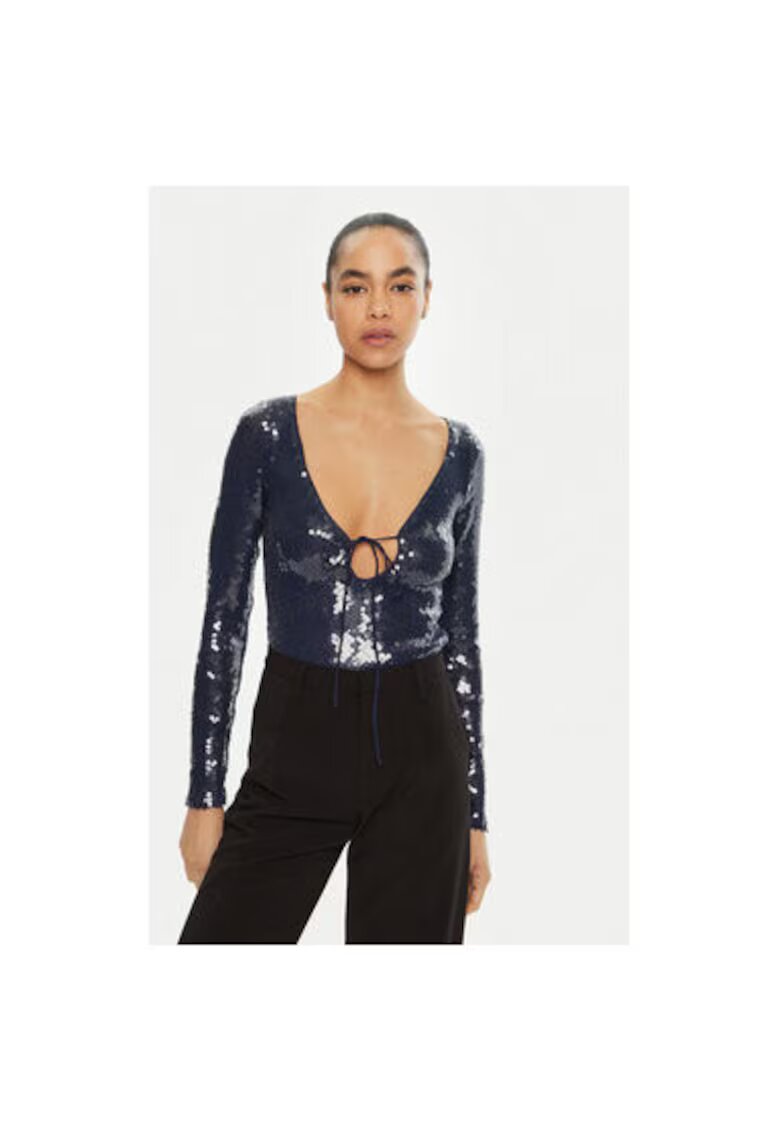 BARDOT Body dama - 304921353 - Poliester - Albastru - Albastru