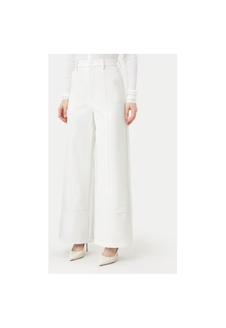 BARDOT Pantaloni dama - 304921438 - Poliuretan - Alb - Alb