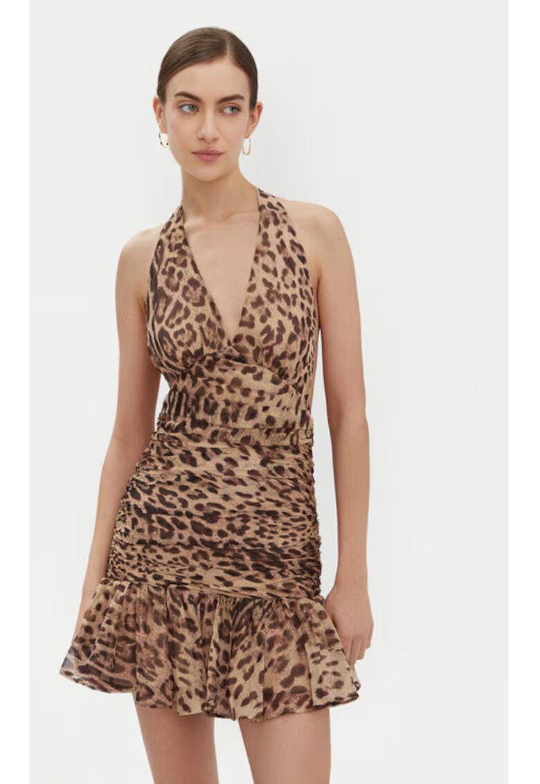 BARDOT Rochie dama - 304921384 - Poliester - Maro - Maro