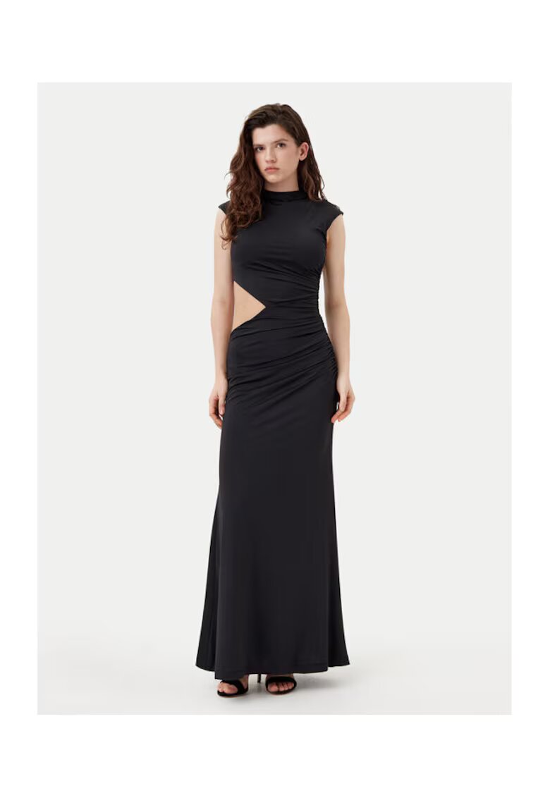BARDOT Rochie dama - 304921391 - Nylon - Negru - Negru