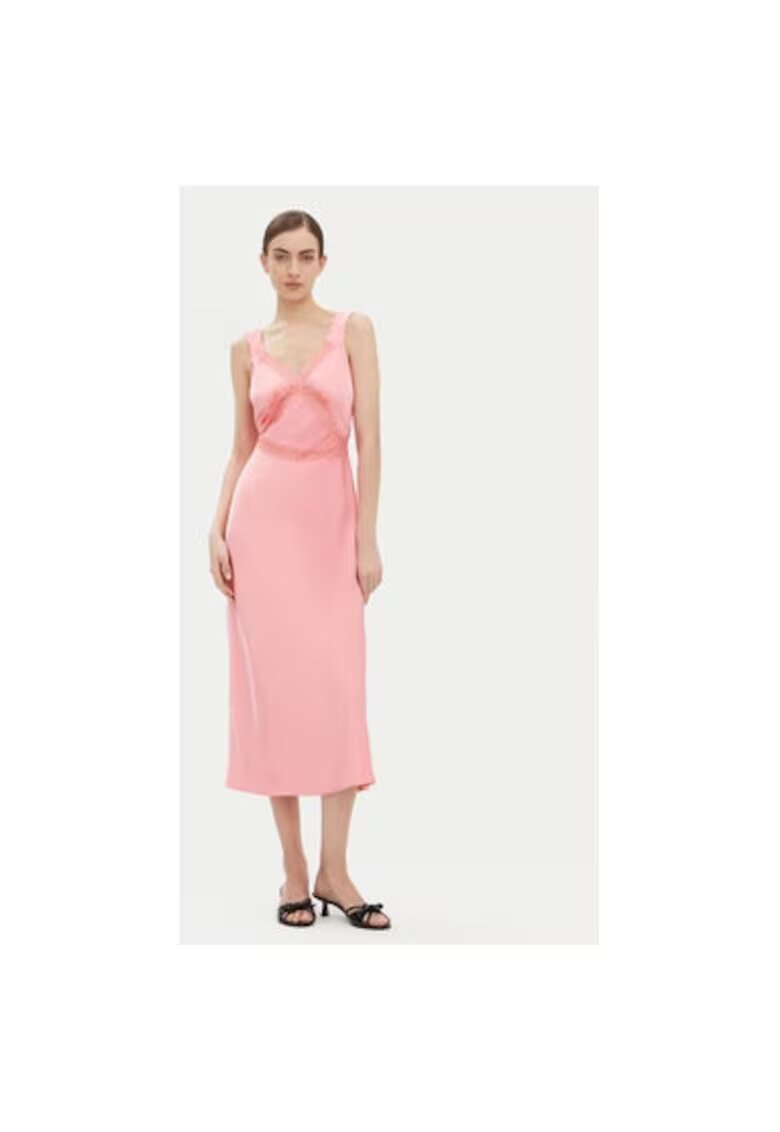 BARDOT Rochie dama - 304921506 - Poliester - Roz - Roz