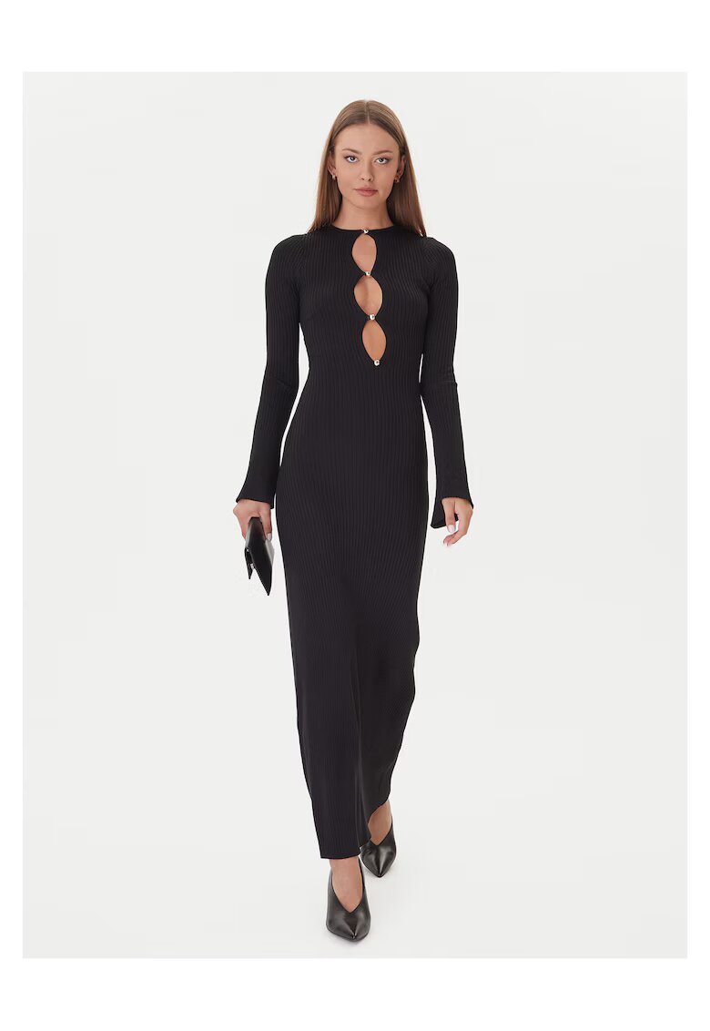 BARDOT Rochie tricotata de dama negru - 2 caracteristici reprezentative