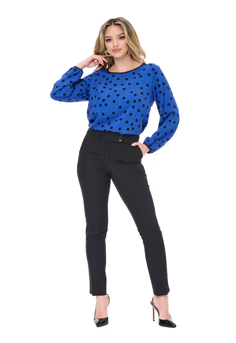 BAROCCA Bluza cu buline Marquerita - Negru/Albastru inchis