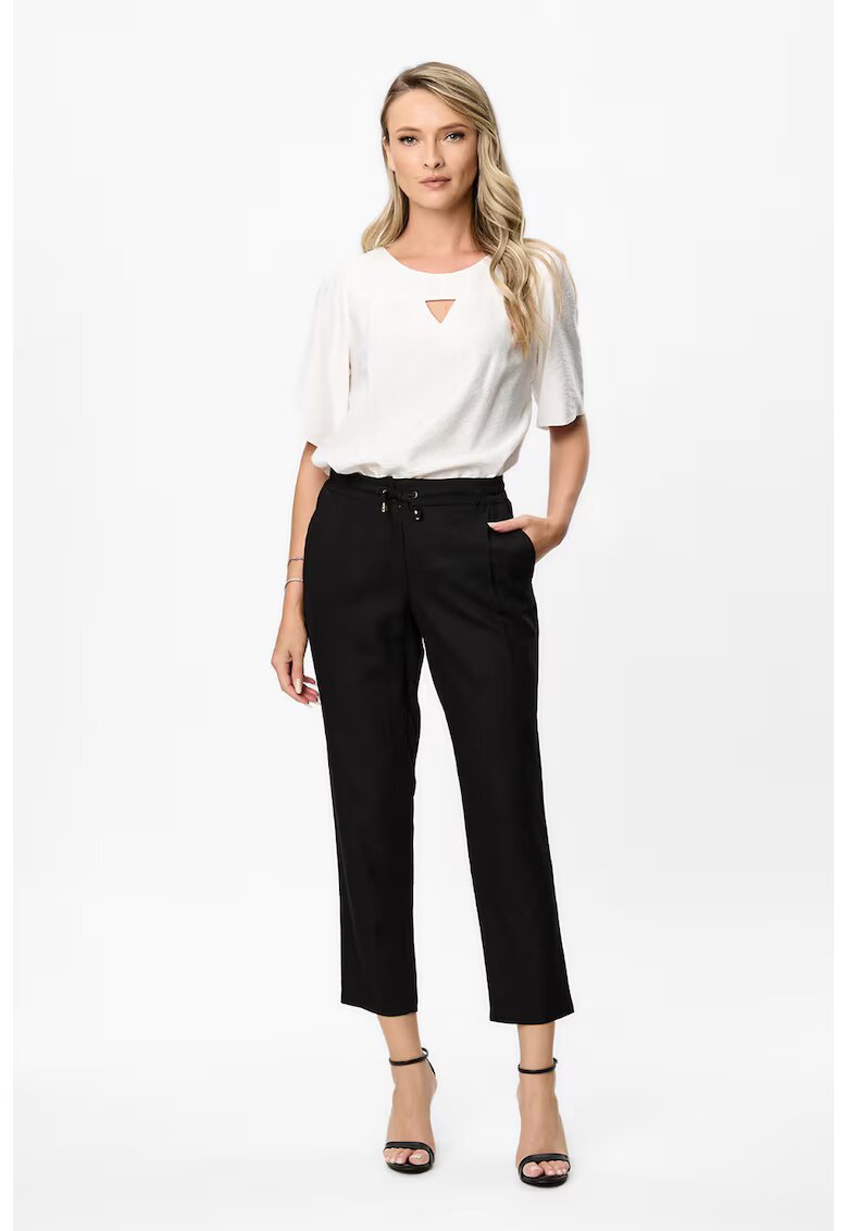 BAROCCA Bluza cu maneci medii sii decupat Rafaela - Alb