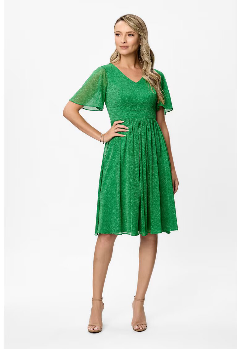 BAROCCA Rochie cu maneci fluture Mariela - Verde