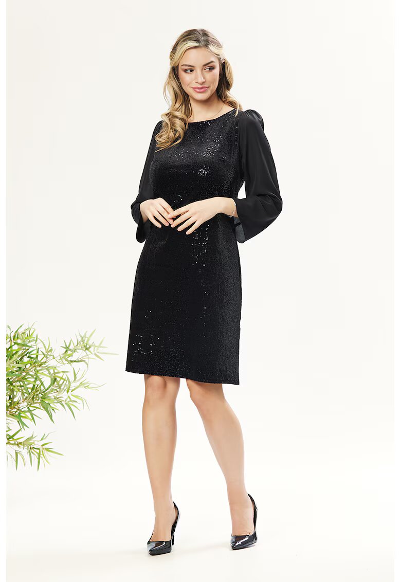 BAROCCA Rochie mini cu paiete - Negru