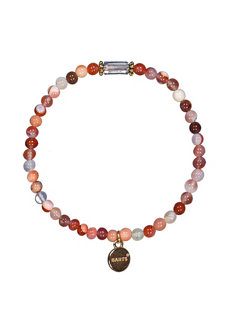 Barts Bratara unisex cu margele - Coral