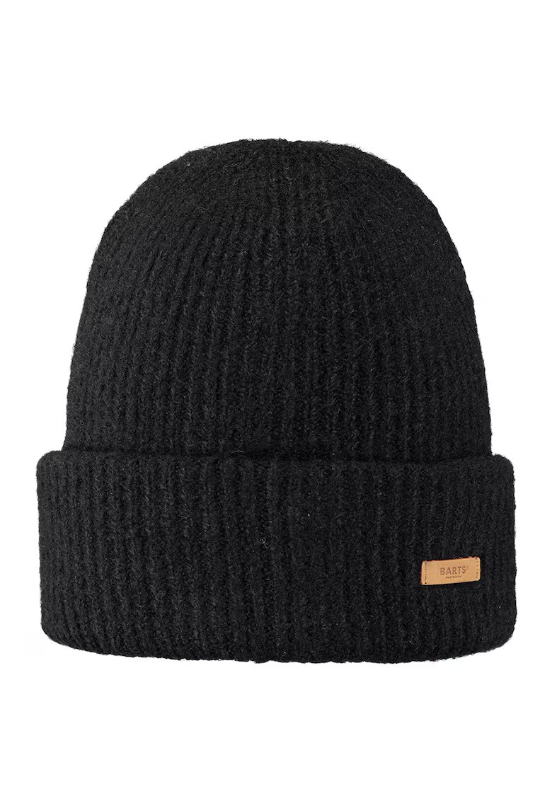 Barts Caciula elastica cu aplicatie logo discreta Witzia - Negru