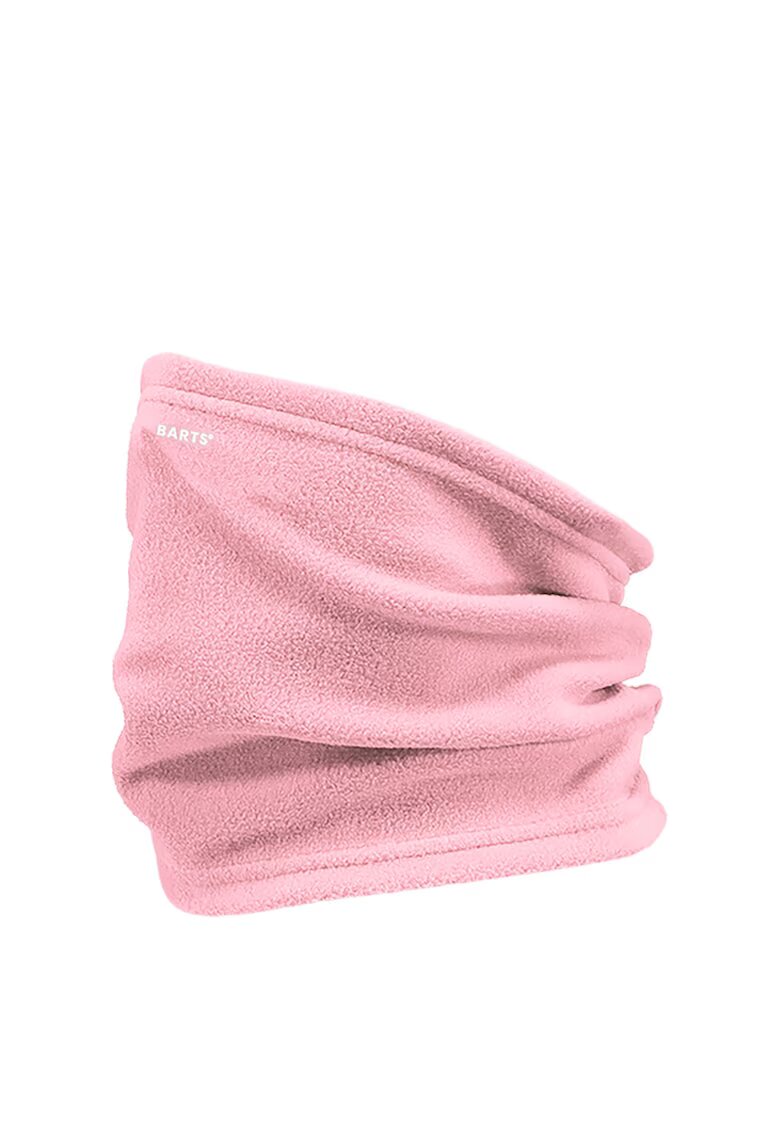 Barts Fular circular din fleece cu logo - pentru schi - Roz pastel
