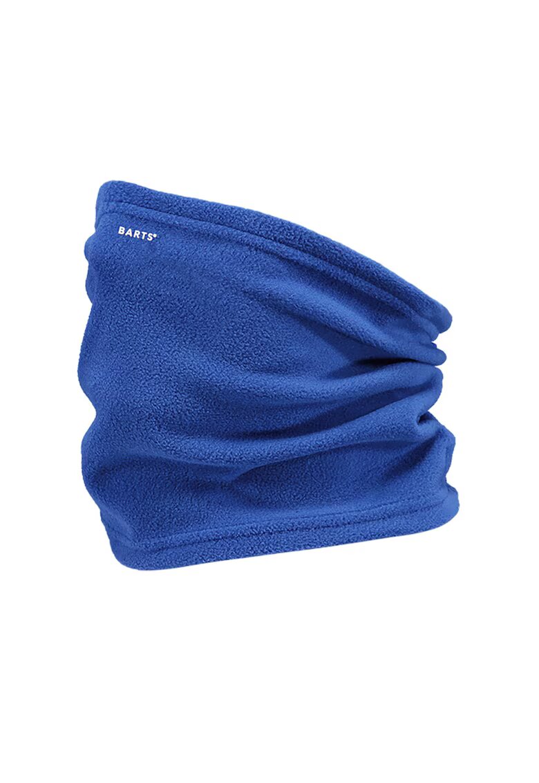 Barts Fular circular din fleece cu logo pentru ski - Albastru deschis