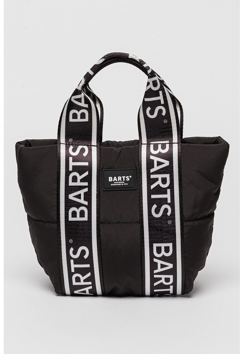 Barts Geanta crossbody cu finisaj rezistent la apa si manere cu logo Jazka - Alb/Negru