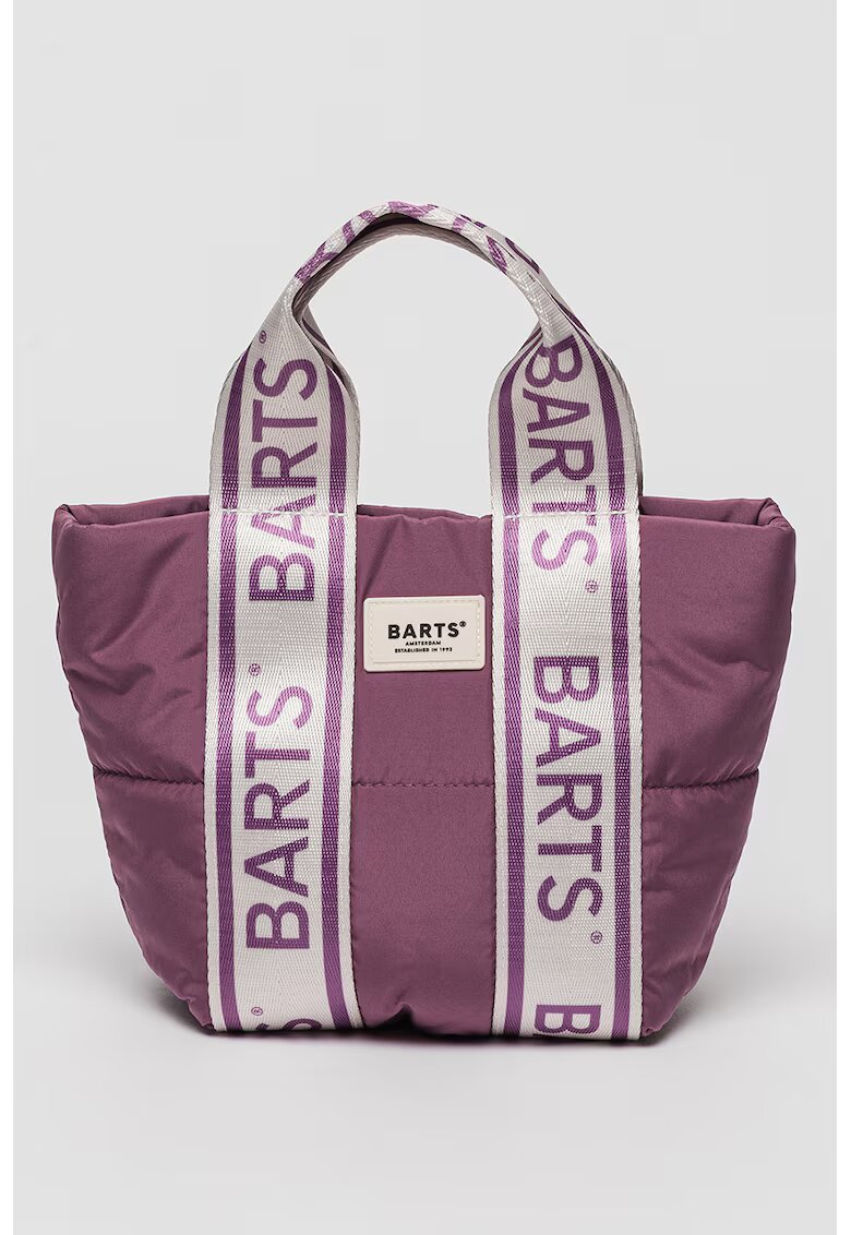 Barts Geanta crossbody cu finisaj rezistent la apa si manere cu logo Jazka - Alb/Violet