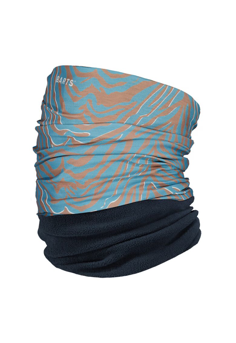 Barts Guler din fleece cu model circular - Portocaliu persan/Albastru deschis