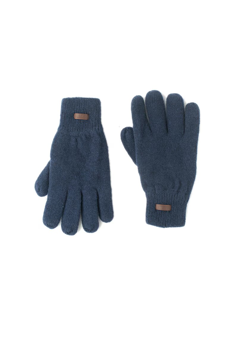 Barts Manusi de lana cu captuseala din fleece HAAKON - Bleumarin