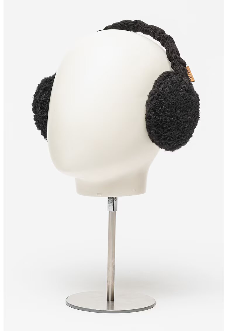 Barts Protectii de urechi din material teddy Browniez - Negru