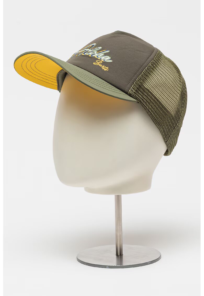 Barts Sapca trucker cu imprimeu text Uturoa - Galben/Kaki