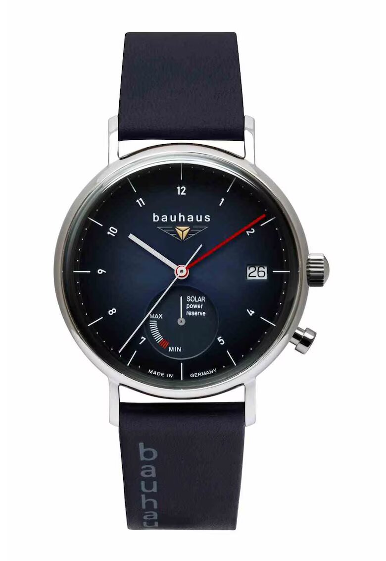 BAUHAUS Ceas - Solar Power Reserve - 21123 - Bleumarin