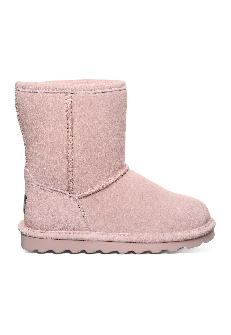 BEARPAW Ghete impermeabile slip-on de piele intoarsa Elle - Roz pastel/Roz