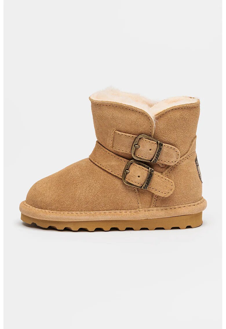 BEARPAW Ghete slip-on de piele intoarsa Katya - Caramel