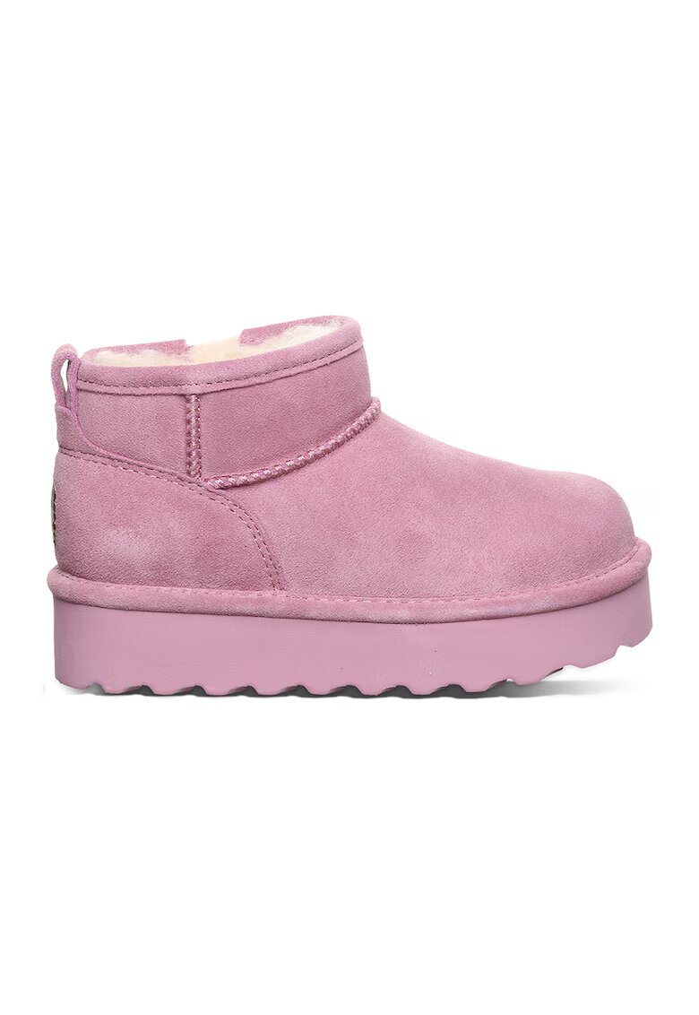 BEARPAW Ghete slip-on de piele intoarsa Retro - Lila
