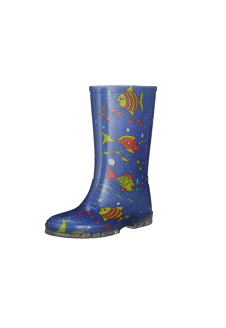 BECK Cizme copii impermeabili - albastru - cauciuc - slip-on -